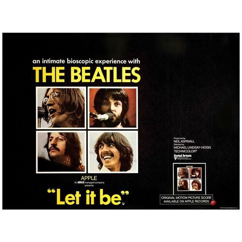 Lot # 233: LET IT BE - British Quad (30" x 40"); Very Fine- on Linen