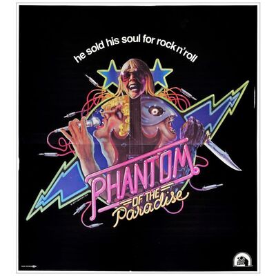 Lot # 236: PHANTOM OF THE PARADISE - Seven Sheet (83" x 92"); Very Fine+ Rolled