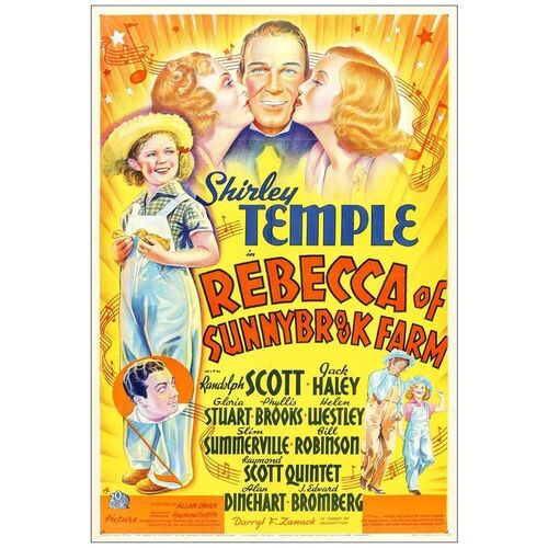 Lot # 246: REBECCA OF SUNNYBROOK FARM - One-Sheet (27" x 41"); Style A, Stone Litho; Very Fine- Folded