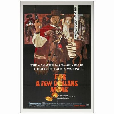 Lot # 263: FOR A FEW DOLLARS MORE - One-Sheet (27" x 41"); Very Fine Folded