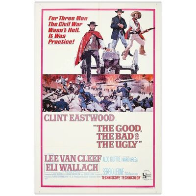 Lot # 264: THE GOOD, THE BAD AND THE UGLY - One-Sheet (27" x 41"); Very Fine+ Folded