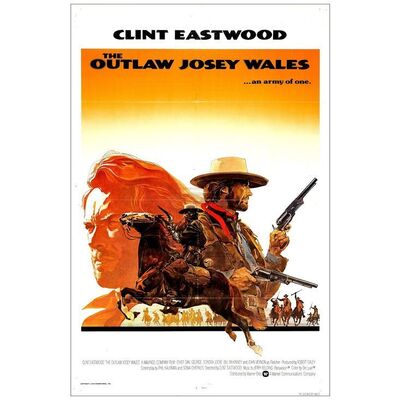 Lot # 267: THE OUTLAW JOSEY WALES - One-Sheet (27" x 41"); International; Very Fine- Folded