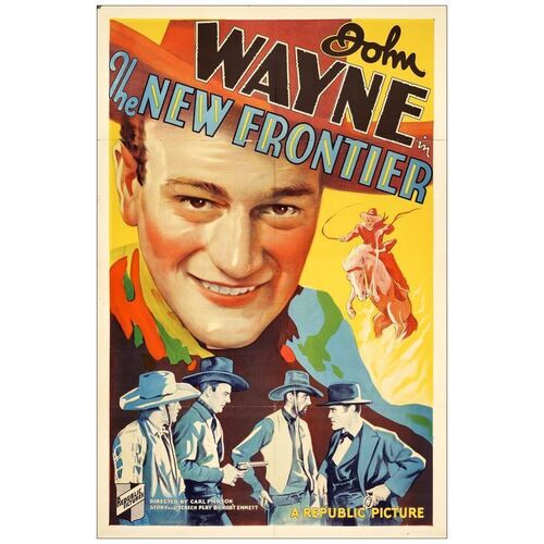 Lot # 269: THE NEW FRONTIER - One-Sheet (27" x 41"); Very Fine+ Folded