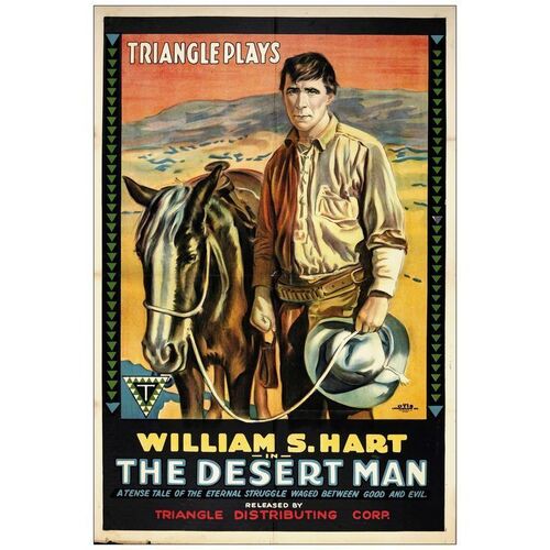 Lot # 278: THE DESERT MAN - One-Sheet (27.5" x 41"); Fine- Folded