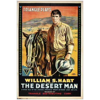 Lot # 278: THE DESERT MAN - One-Sheet (27.5" x 41"); Fine- Folded
