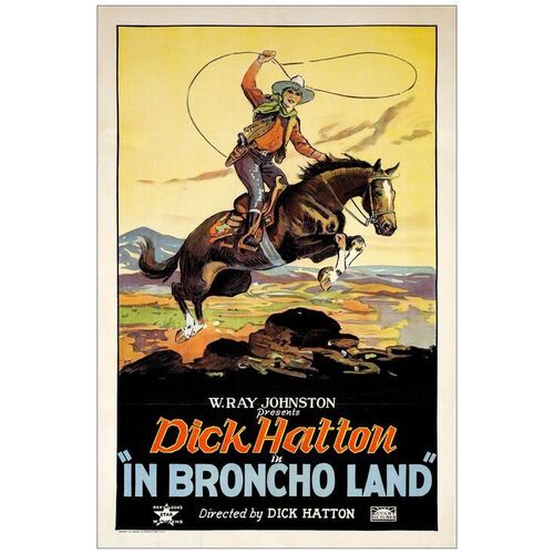 Lot # 283: IN BRONCHO LAND - One-Sheet (27" x 41"); Fine+ on Linen