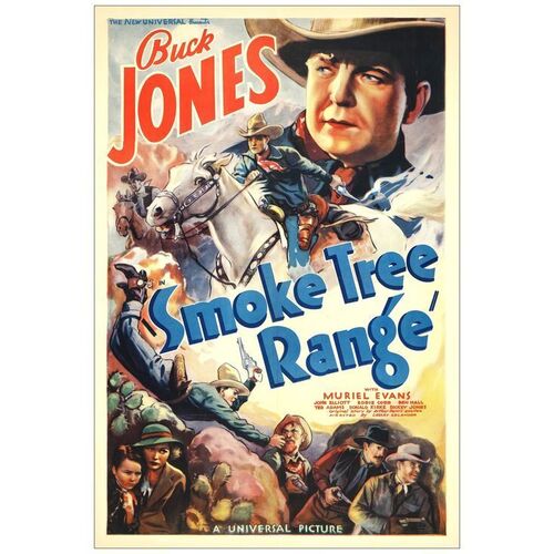 Lot # 297: SMOKE TREE RANGE - One-Sheet (27" x 41"); Fine+ on Linen