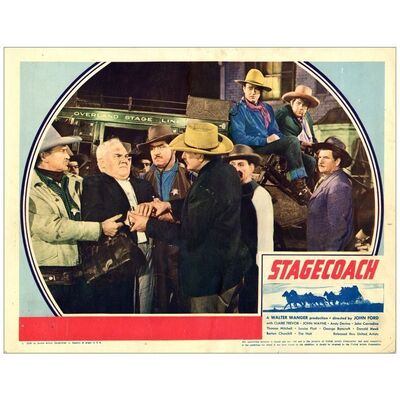 Lot # 300: STAGECOACH - Lobby Card (11" x 14"); Very Fine