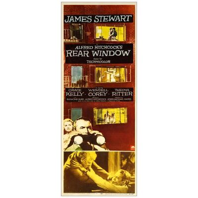Lot # 321: REAR WINDOW - Insert (14" x 36"); Very Fine on Paper