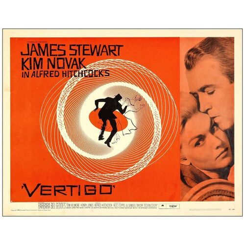 Lot # 328: VERTIGO - Half Sheet (22" x 28"); Style A; Very Fine- Rolled