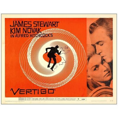 Lot # 328: VERTIGO - Half Sheet (22" x 28"); Style A; Very Fine- Rolled