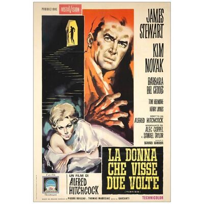 Lot # 330: VERTIGO - Italian 2-Fogli (39" x 55"); Fine+ on Linen