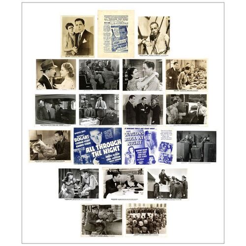 Lot # 338: ALL THROUGH THE NIGHT & OTHER LOT - Studio Release Photos (17) & Heralds (2) (8" x 10"); Very Fine-