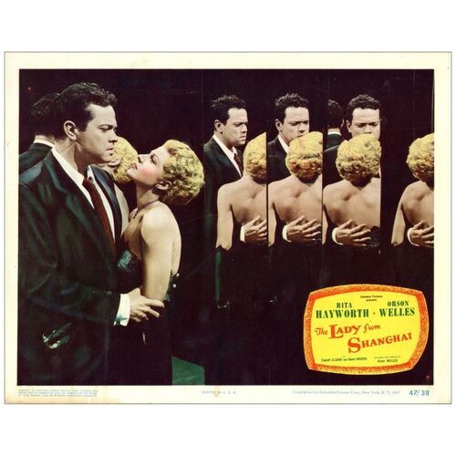 Lot # 350: THE LADY FROM SHANGHAI - Lobby Card (11" x 14"); Fine+
