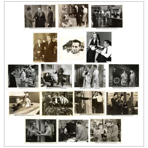 Lot # 354: THE MALTESE FALCON & OTHER LOT - Studo Release Photos (17) (8" x 10"); Fine