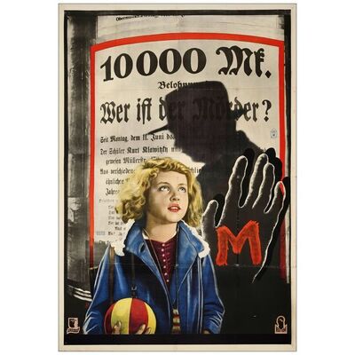 Lot # 364: M - Pre-War German (37.5" x 55.75"); Very Fine Folded