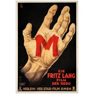 Lot # 365: M - Pre-War German (37.5" x 56"); Very Fine on Linen