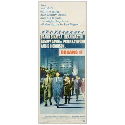 Lot # 386: OCEAN'S ELEVEN - Insert (14" x 36"); Very Fine on Paper