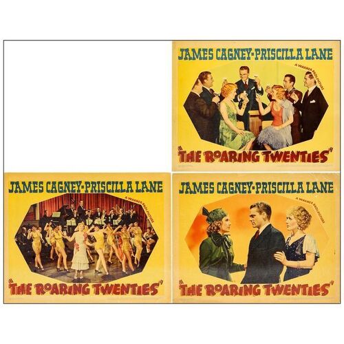 Lot # 390: THE ROARING TWENTIES - Lobby Cards (3) (11" x 14"); Very Fine-