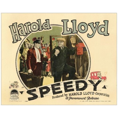 Lot # 402: SPEEDY - Lobby Card (11" x 14"); Babe Ruth Card; Fine+