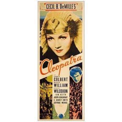 Lot # 414: CLEOPATRA - Insert (14" x 36"); Very Fine- on Paper