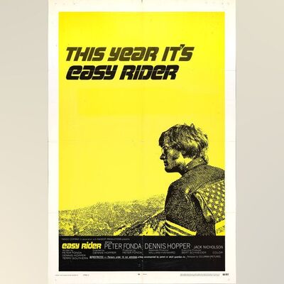Lot # 419: EASY RIDER - One-Sheet (27" x 41"); Style C; Fine+ Folded