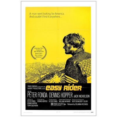 Lot # 420: EASY RIDER - One-Sheet (27" x 41"); Style A; Near Mint Folded