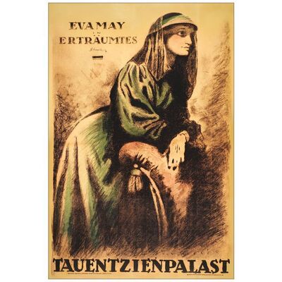 Lot # 422: ERTRAUMTES - German (37.5" x 56"); Fine+ on Linen