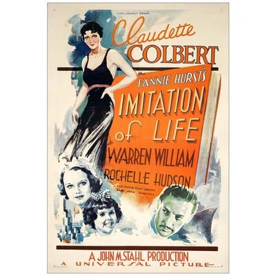 Lot # 431: IMITATION OF LIFE - One-Sheet (27" x 41"); Very Fine- on Linen