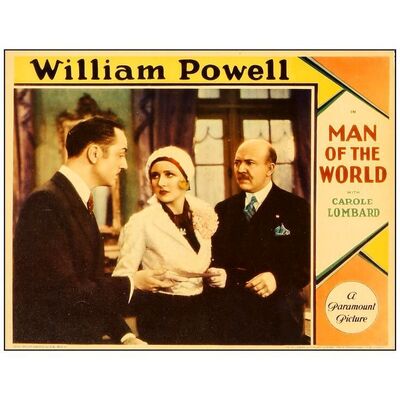 Lot # 432: MAN OF THE WORLD - Lobby Card (11" x 14"); Very Fine-