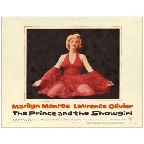 Lot # 440: THE PRINCE AND THE SHOWGIRL - Lobby Card (11" x 14"); Near Mint