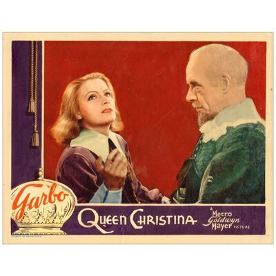 Lot # 442: QUEEN CHRISTINA - Lobby Card (11" x 14"); Very Good on Paper
