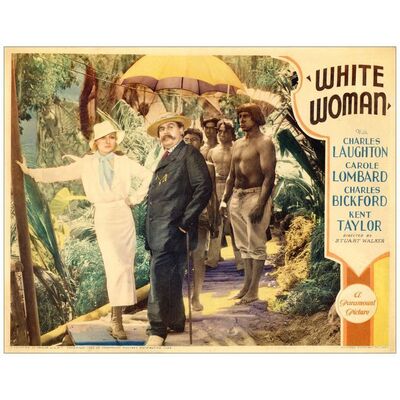 Lot # 450: WHITE WOMAN - Lobby Card (11" x 14"); From the Woodhall Collection; Very Fine-