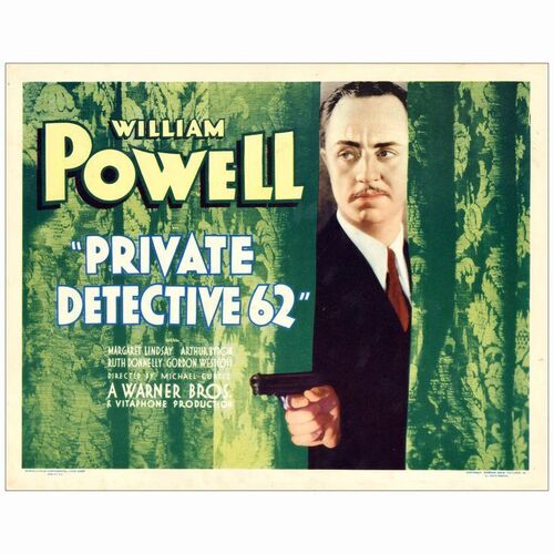 Lot # 457: PRIVATE DETECTIVE 62 - Title Lobby Card (11" x 14"); From the Woodhall Collection; Near Mint