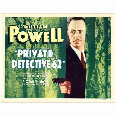 Lot # 457: PRIVATE DETECTIVE 62 - Title Lobby Card (11" x 14"); From the Woodhall Collection; Near Mint
