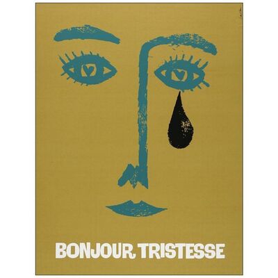 Lot # 462: BONJOUR TRISTESSE - Limited Edition Print (25" x 32.5"); Near Mint Rolled
