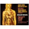 Lot # 469: JAMES BOND: GOLDFINGER - British Quad (30" x 40"); Style A; Very Fine on Linen, Full Bleed