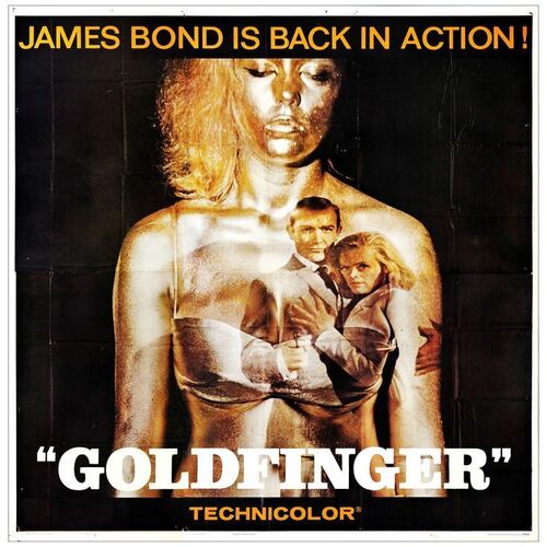 Lot # 470: JAMES BOND: GOLDFINGER - Six Sheet (78" x 79"); Fine Folded