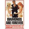 Lot # 472: JAMES BOND: DIAMONDS ARE FOREVER - British Double Crown (20" x 30"); Advance; Very Fine on Linen
