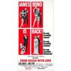 Lot # 479: JAMES BOND: FROM RUSSIA WITH LOVE - Three Sheet (41" x 80"); Style B; Very Fine- on Linen