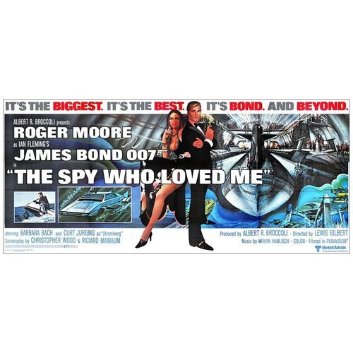Lot # 494: THE SPY WHO LOVED ME - 24 Sheet (Billboard) (232" x 104"); Near Mint Folded