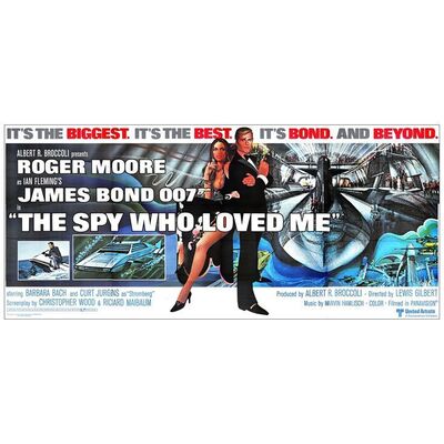 Lot # 494: THE SPY WHO LOVED ME - 24 Sheet (Billboard) (232" x 104"); Near Mint Folded