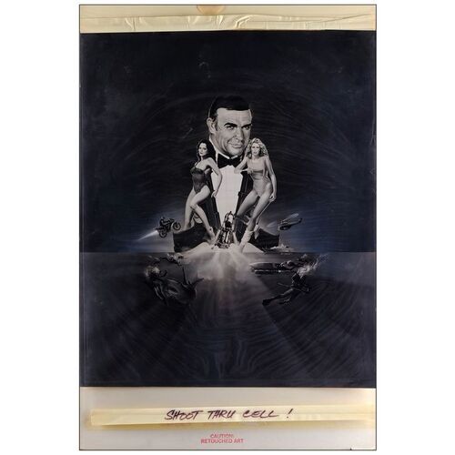Lot # 495: NEVER SAY NEVER AGAIN - Poster Concept Art (20" x 30.5"); Very Fine On Illustration Board
