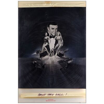 Lot # 495: NEVER SAY NEVER AGAIN - Poster Concept Art (20" x 30.5"); Very Fine On Illustration Board