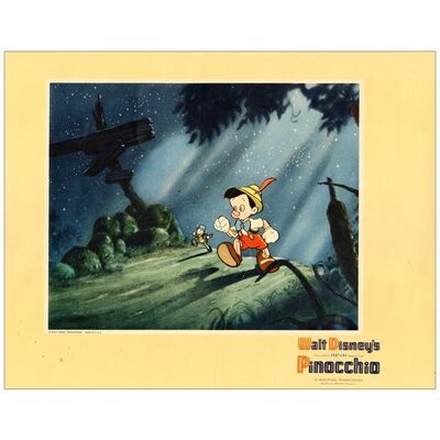 Lot # 499: PINOCCHIO - Lobby Card (11" x 14"); Fine-