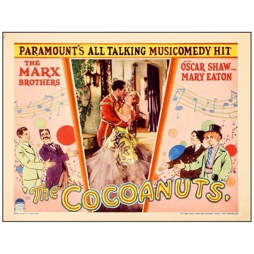 Lot # 503: THE COCOANUTS - Lobby Card (11" x 14"); Very Fine-