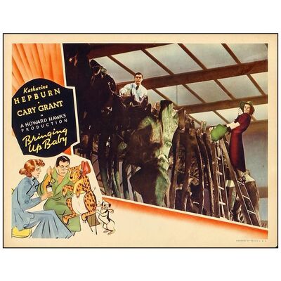 Lot # 514: BRINGING UP BABY - Lobby Card (11" x 14"); Fine