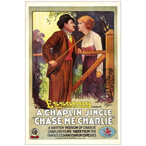 Lot # 518: CHASE ME CHARLIE - One-Sheet (28" x 42"); Very Fine on Linen