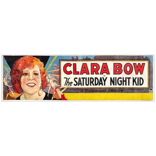 Lot # 530: THE SATURDAY NIGHT KID - Cloth Banner (35" x 118"); Fine on Linen
