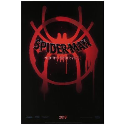 Lot # 543: SPIDER-MAN: INTO THE SPIDER-VERSE - One-Sheet (27" x 40"); Near Mint on FoamCore